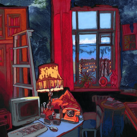 Красная комната.