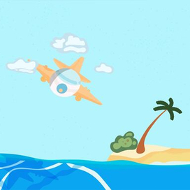 Часть сюжетной иллюстрации для мультфильма про Бельченка и Лиса