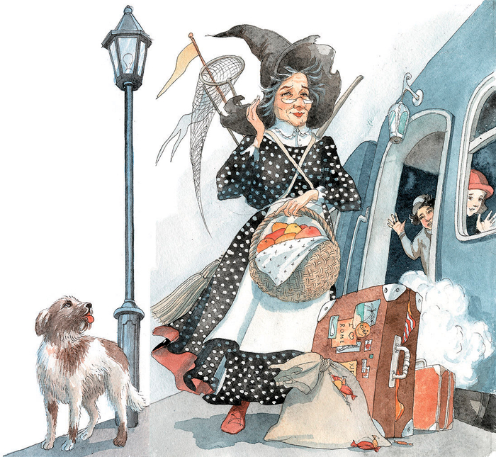 Бефана на перроне! "Новогодняя книга" Джанни Родари