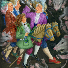 А. Погорельский, "Чёрная курица, или Подземные жители", для изд. Махаон.