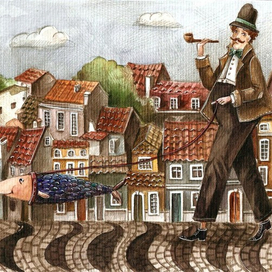 Мистер Пузан и его ручная рыбка