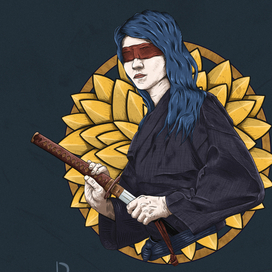 Слепая женщина ронин