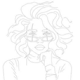 контурный скеч