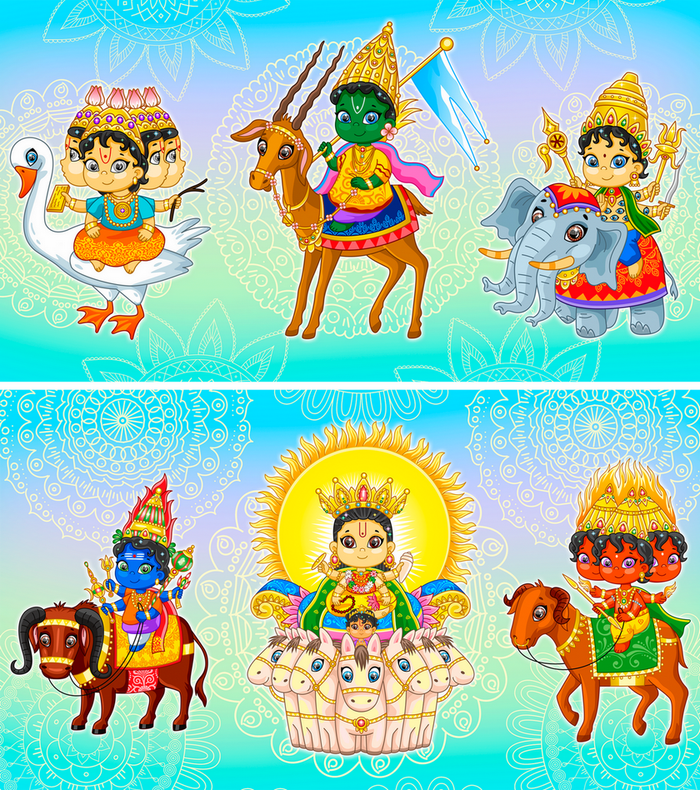 Индийские Боги-малыши 2