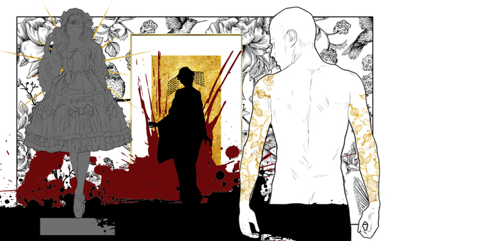 эскиз к арт-буку по книге Марики Становой"Рождение экзекутора"