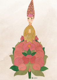 Иллюстрация «Lakshmi»/ «Лакшми»