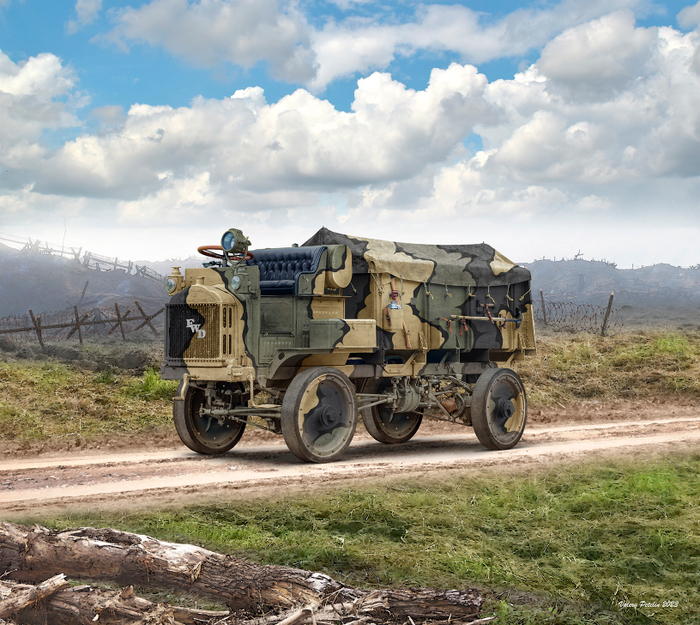 FWD type B ammunition truck (box art for ICM)