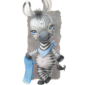 Маленькая зебра - мальчик