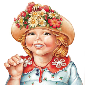 Девочка с клюквой в сахаре