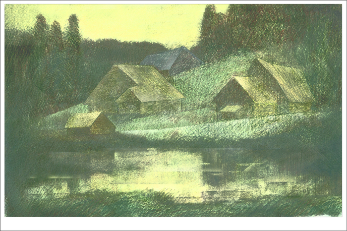 "Белая Ночь" в брошенной деревне  Янгозеро