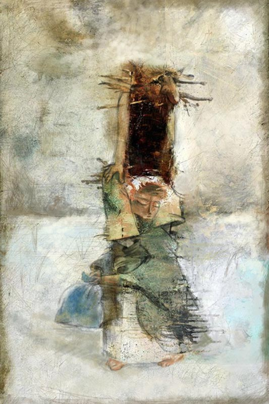 "злобный тролль, вскочил, бедной девушке на закорки..."