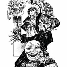 ЧБ графика для фэнтези