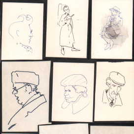 Наброски в метро