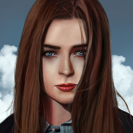 Девушка с голубыми глазами