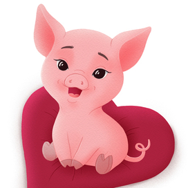 Влюбленный поросёнок