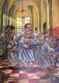 Иллюстрация. Ильф и Петров "Золотой телёнок"