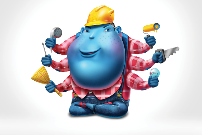 Шестирукий будда строитель