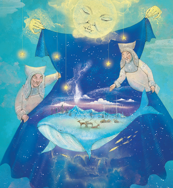 Сказка "Легенда о храбром богатыре Узоне и его возлюбленной Наюн"