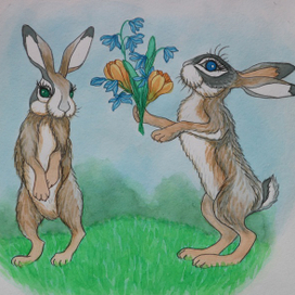 Заячье поздравление