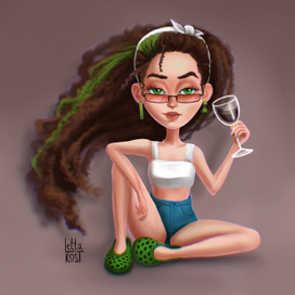 Варвара в молодости