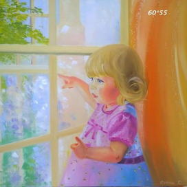 Девочка у окна