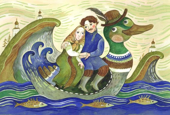 По вечерней реке