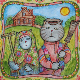 Лето кошек-матрёшек