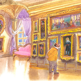 Лавочник Гобс в картинной галерее