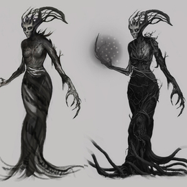 Скетчи Дриады