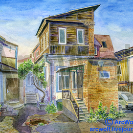 Дворик на ул. Красной