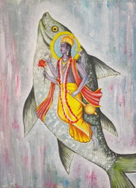 Индийский бог Вишну