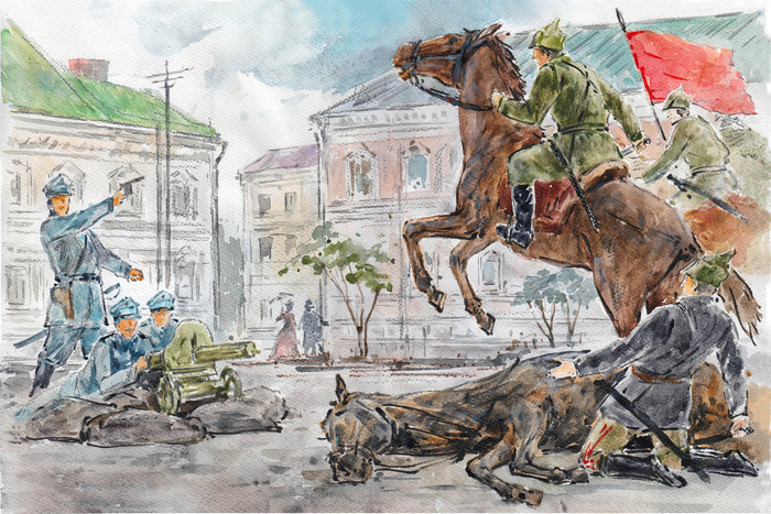 Иллюстрация к «Как закалялась сталь»