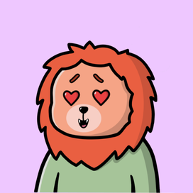 Влюблённый лев (аватар)