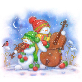 Снеговики музыканты
