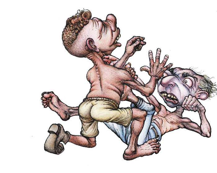 ...драка Шуры&Оси