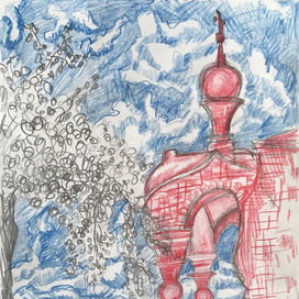 "У входа в Волоколамский Кремль"