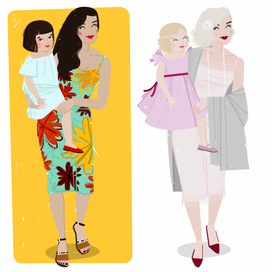 Стильные мамочки