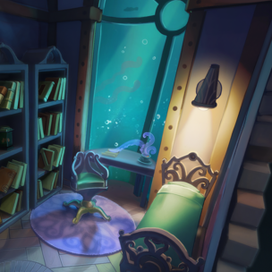 Комната студента подводной академии