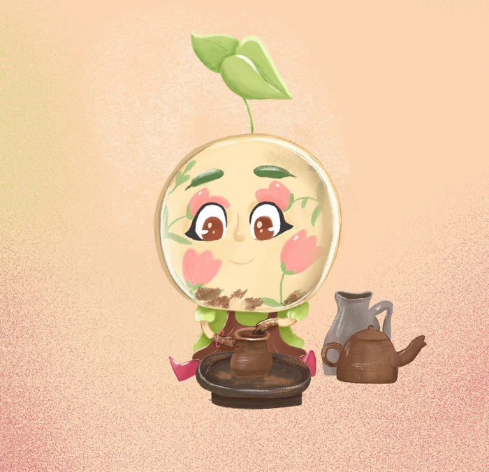 Бренд персонаж для гончарной мастерской 