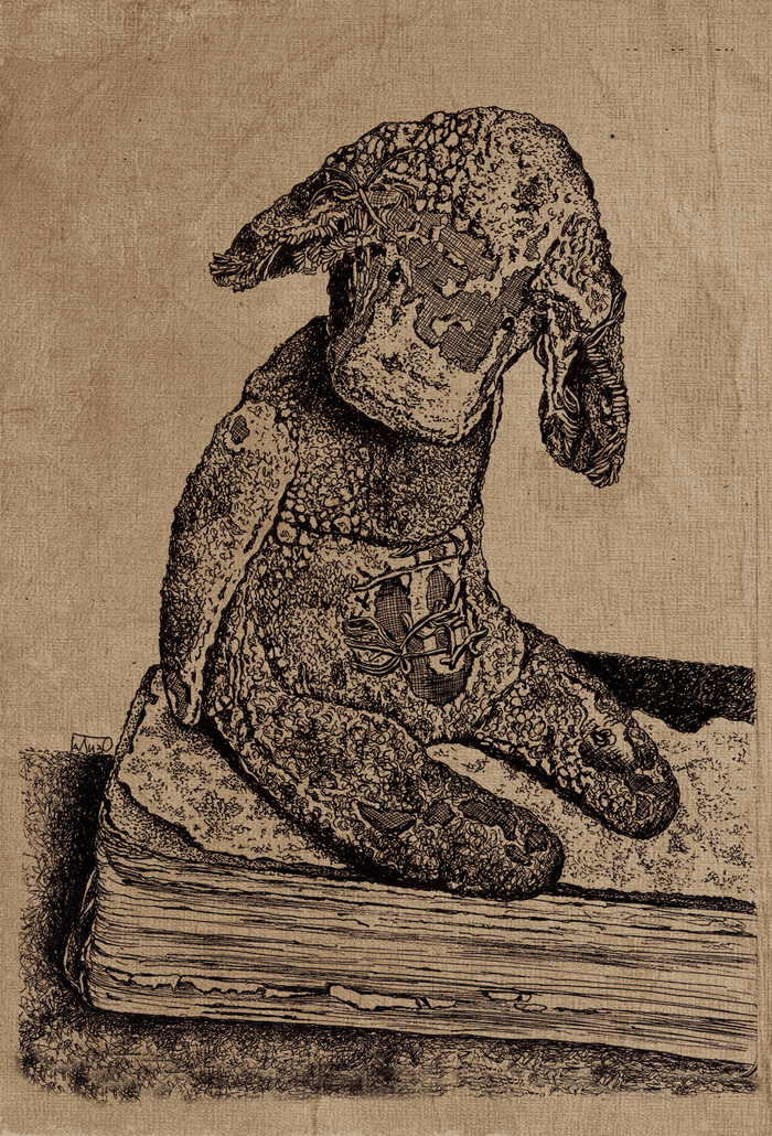 Винтажный ослик