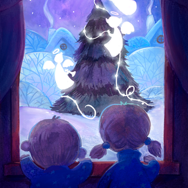 Ночью можно увидеть многое.