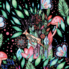 лесной олень