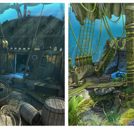 Локация корабля