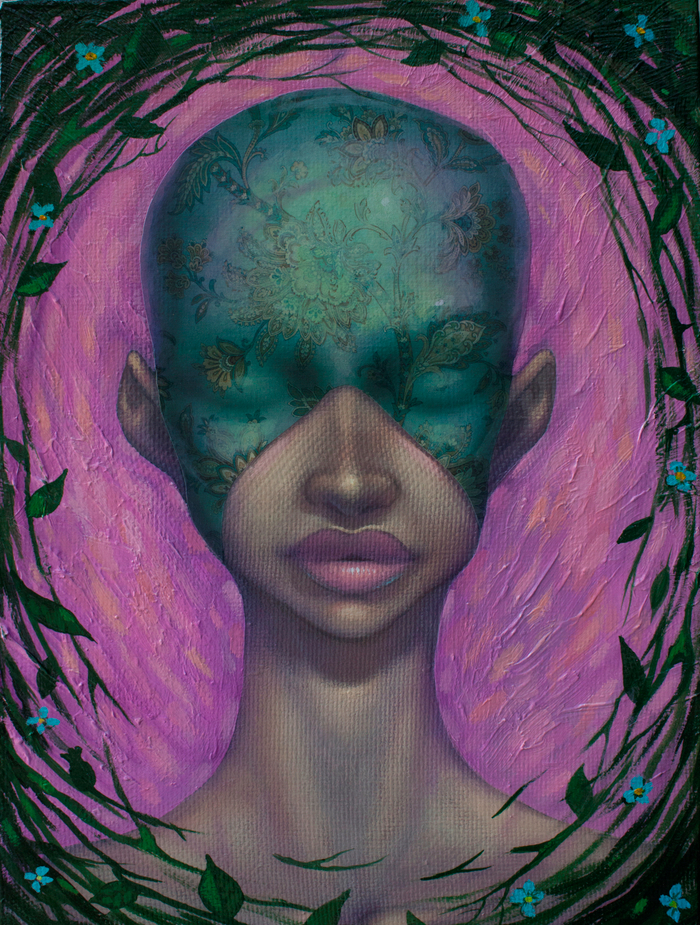 зеленая маска