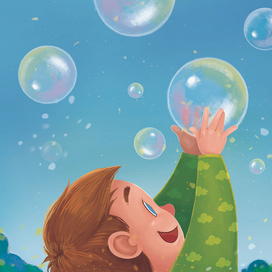 Мыльные пузыри.