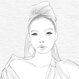 Портрет в стиле sketch (скетч)