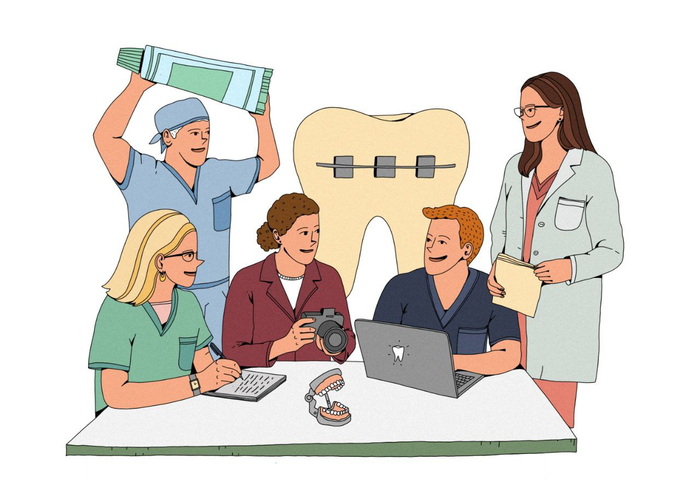 Врачи _медицинская иллюстрация