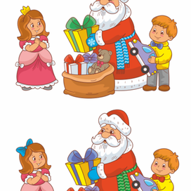 Для новогодней развивающей книжки