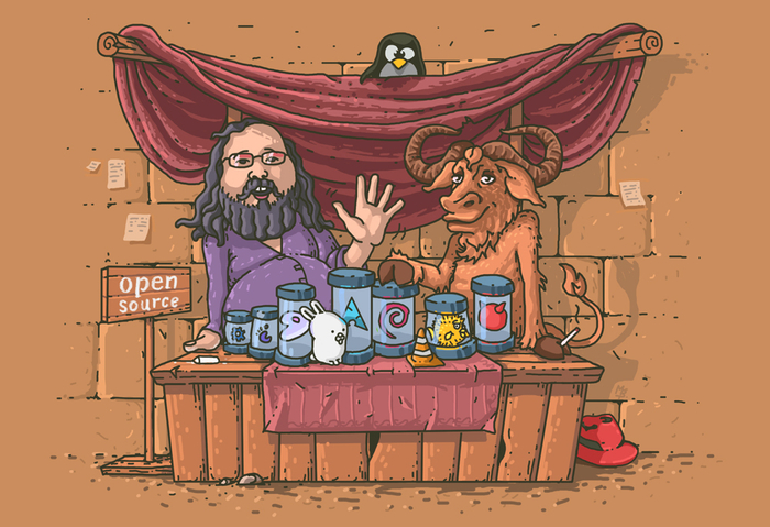 Иллюстрация ко Дню свободного ПО