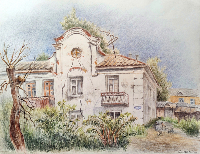 Белый особняк в Мещовске